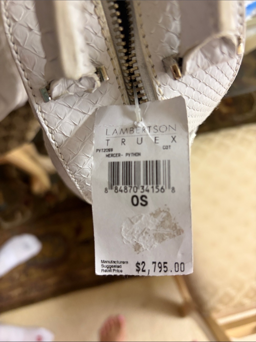 White Python-Lambertson Trulx made in Italy